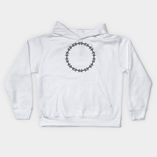 Crown of thorns from the head of Jesus Christ Kids Hoodie